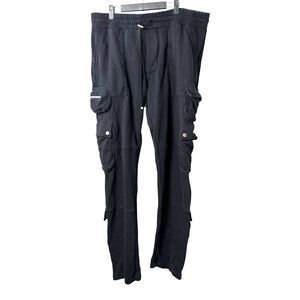 Amiri Black Multi Pocket Cargo Sweatpants Men's Size XXL